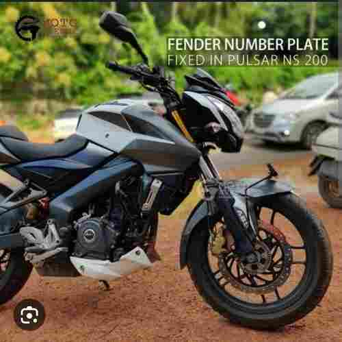 Fender Number Plate Fixed In Pulsar Ns 200