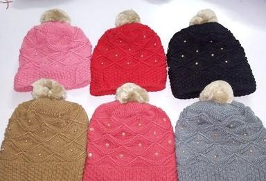 Winter Wear Comfortable Multi-Color Designer Woolen Caps
