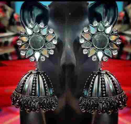 Women Decorative Metal Earrings