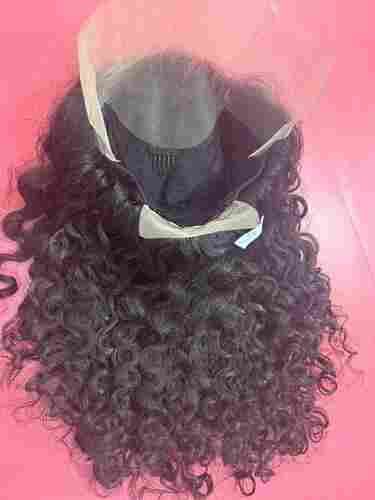 Indian Raw Human Hair Front Lace Wigs