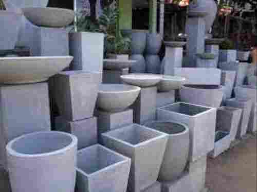 Durable Concrete Flower Pot