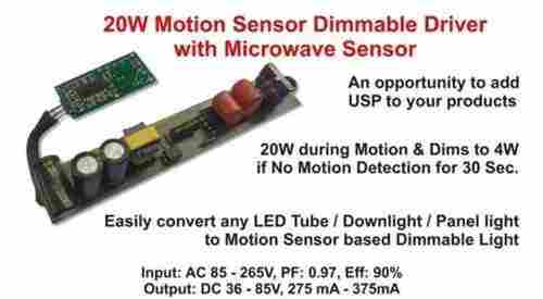 Motion Sensor Dimmable Driver