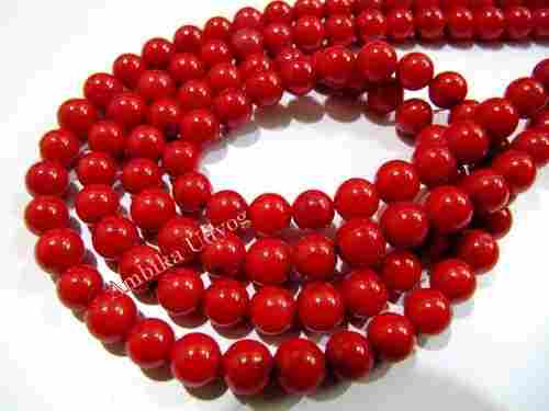 coral beads                                                    