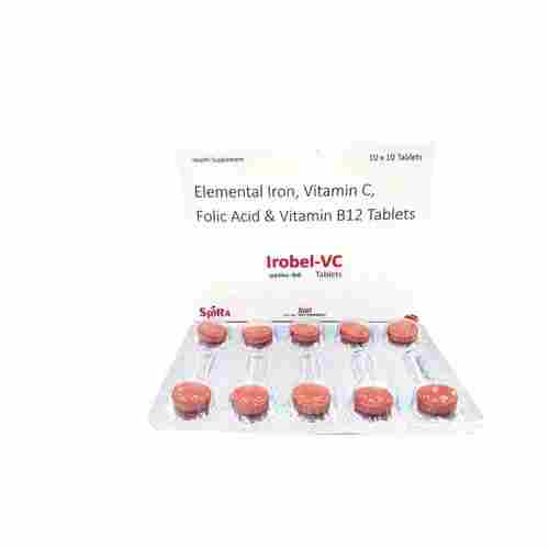 Elemental Iron Vitamin C, Folic Acid, Vitamin B12 Tablets