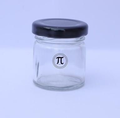Transparent Clear Glass 40ml Koena Jar with Lid