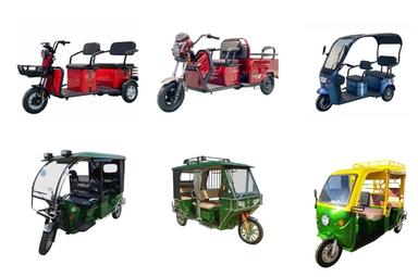 3 Wheels 6 Passengers Tuk Tuk Electric Tricycle for India/Nepal, Electric Rickshaw, Bajaj Rickshaw
