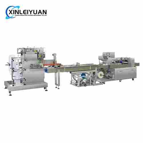 Wet Tissue Paper Making And Packaging Machine