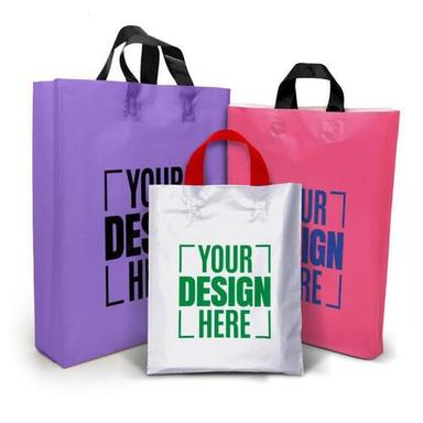 Easy To Carry Printed Plastic Bags