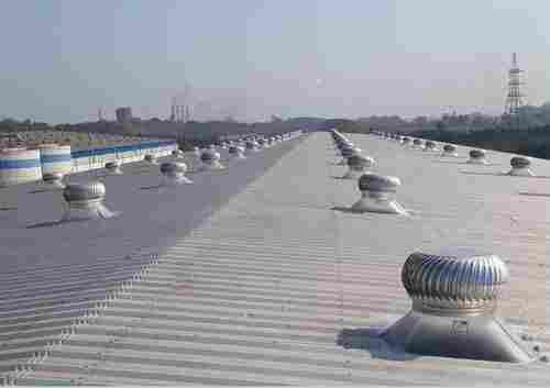 Silver Rooftop Air Ventilator