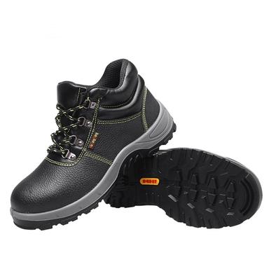 Steel toe cap safety shoes anti-smash and anti-puncture work shoes