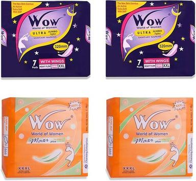 320MM Ultra Sanitary Napkins With Wings Pack of 7 Pads
