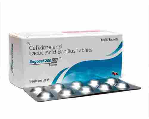 Cefexime 200 Mg + Lactic Acid 60 Ms Tablets