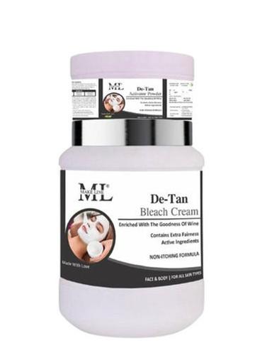 Chemical Free Minerals Extracts All Skin Types Non-Itching Formula Make Line De-tan Bleaching Cream