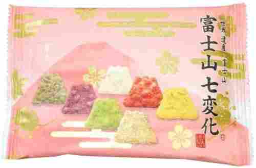 Mt Fuji Shaped Rice Cracker 7 Flavors