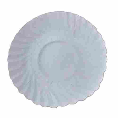 Eco Friendly Disposable Plain Round Shape White Paper Plates