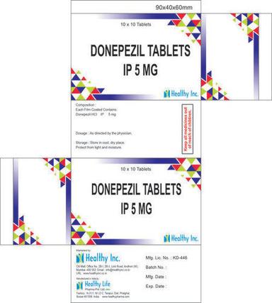 Donepezil Tablets IP 5mg, 10x10 Tablets Blister Pack