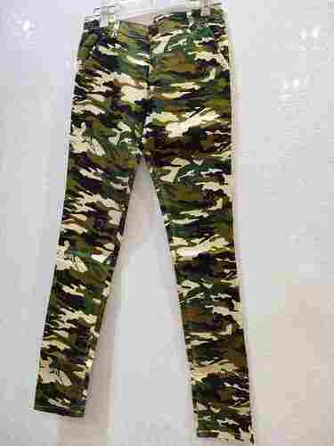 Military Printed Jeans