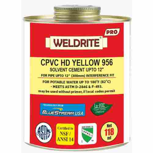 CPVC HD Yellow Solvent Cement