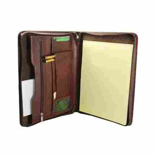 Brown Leather Conference Folder
