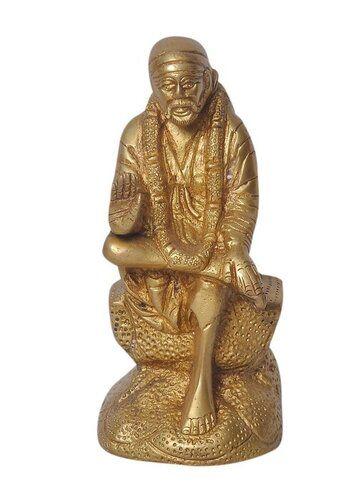 Easy To Clean Brass Sai Baba Statue