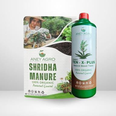 Ten X Plus and Shridha Manure Combo Organic Fertilizer 2 Kg/Pack