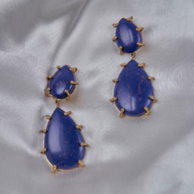 Blue Stone Earrings