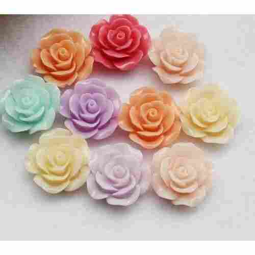 Multi-Color Flower Plastic Beads