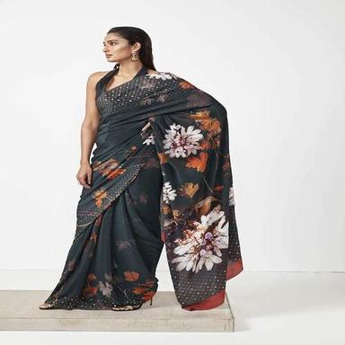 Crepe Sarees For Party Wear