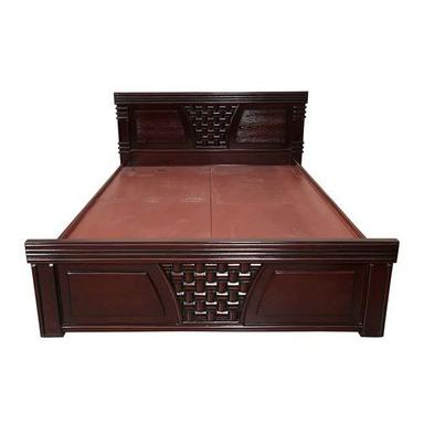 Eco Friendly Termite Resistance Wooden Double Bed