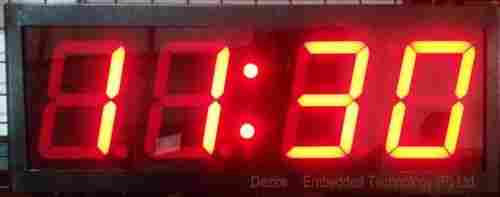 Amber Plastic Led Digital Clock