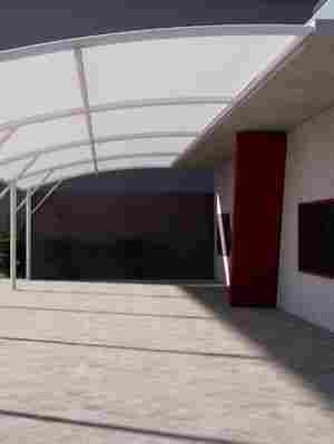 Car Parking Tensile Fabric Structure