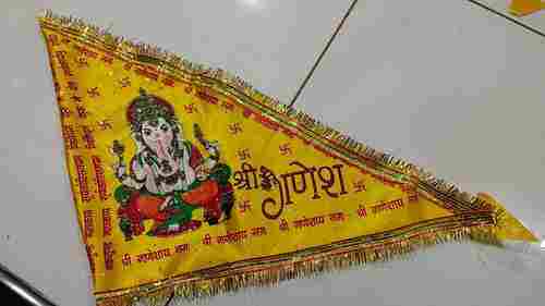 Ganesha Printed Religious Flags