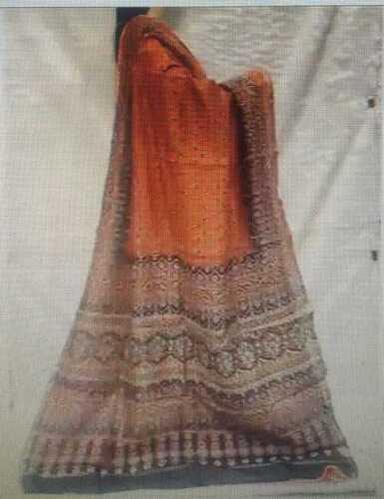 cotton ajrakh saree