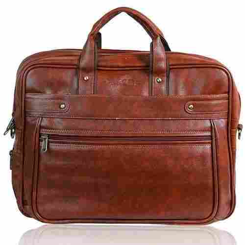 Pu Tan Synthetic Leather Office Bag