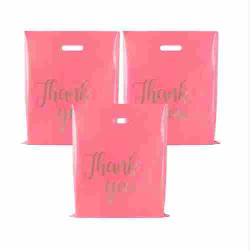 Pink Thank You Retail Shopping Bags