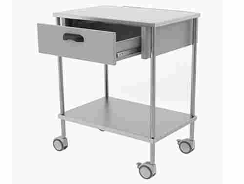 Stainless Steel Hospital Table Trolley