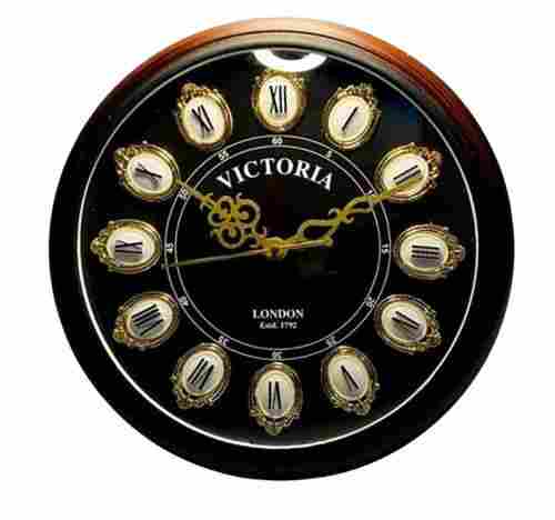 Victoria Wooden Analog Wall Clock