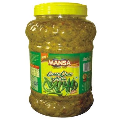 100% Vegetarian Homemade Green Chilli Pickle 5Kg Pack