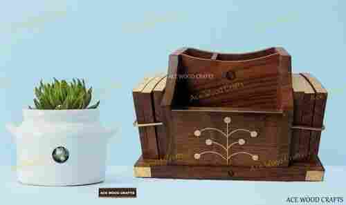 Natural Solid Wooden Laptop Stand