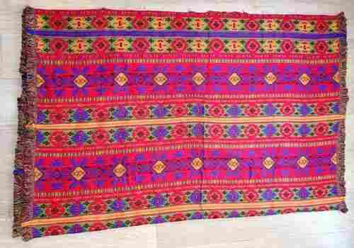 Acrylic Red Kullu Abaya Fabrics