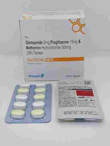 Glimepiride Ip 2mg Metformin Hcl Ip 500mg Pioglitazone Hcl Ip 15mg