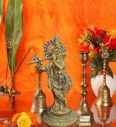 Lord Krishna Ji Big Brass Statue 18 Inches Height