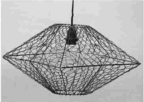Handmade Metal Iron Wire Mesh Hanging Ceiling Lamp
