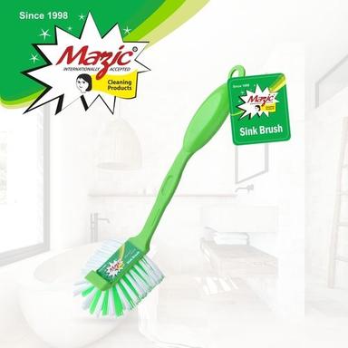 Mazic Green Plastic Multipurpose Sink Cleaning Brush