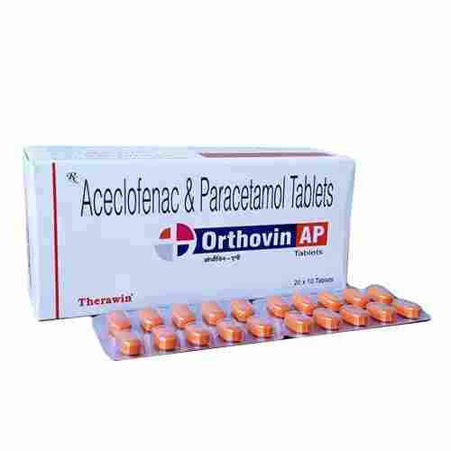 Orthovin-AP Aceclofenac And Paracetamol Tablets