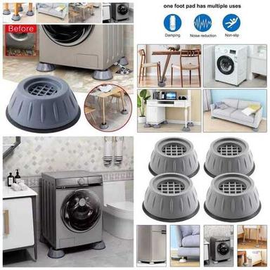 Karaksh Grey Color Anti Slip Plastic Washing Machine Stand