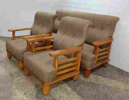 Teak Wood 5 Seater Sofa Set