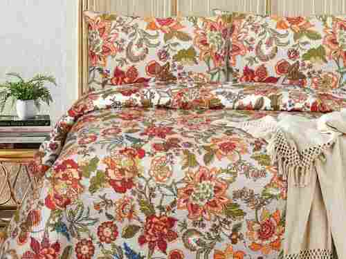 Reversible Printed Cotton Quilted Bed Cover