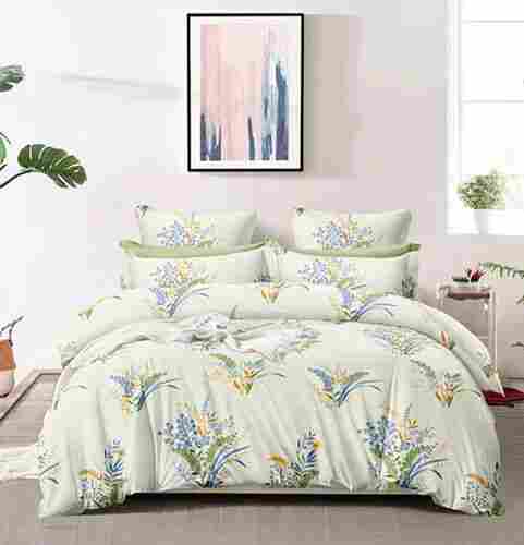 Printed Microfibre Double Bed Comforter Set