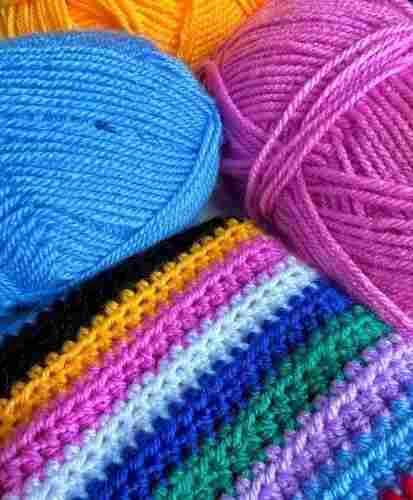 Multi-Color Soft Acrylic Yarns